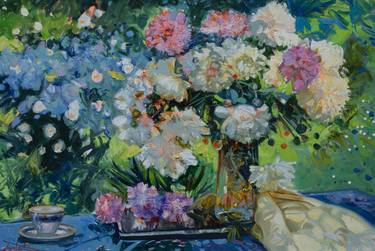 Still Life With Peonies thumb