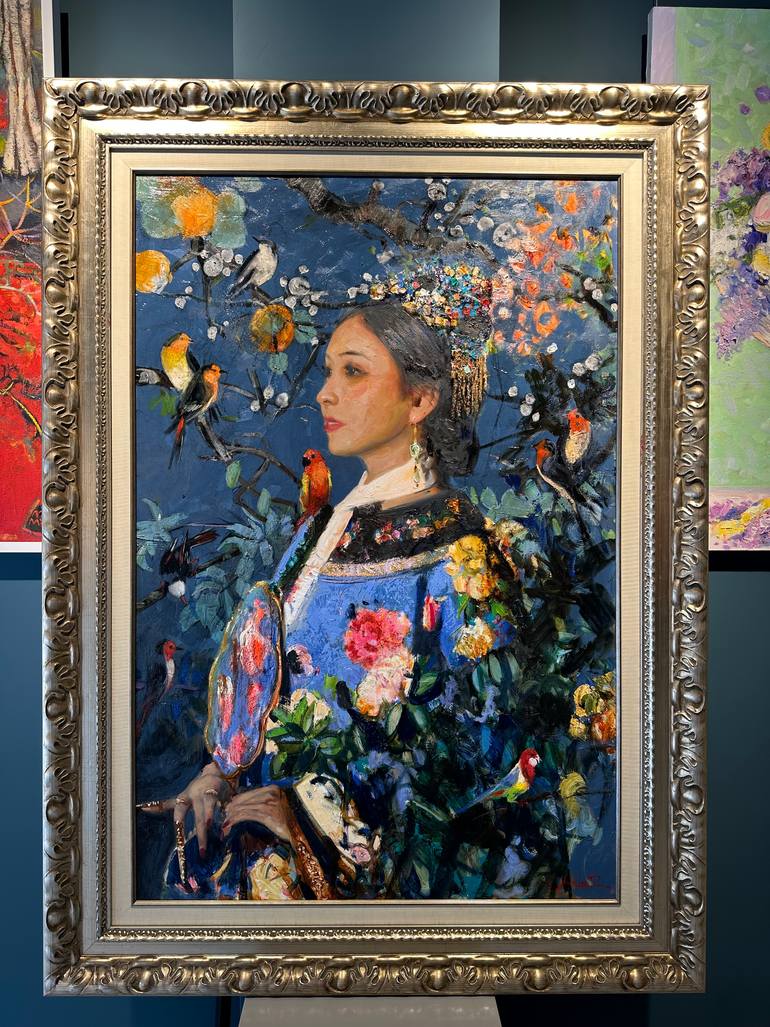 Original Figurative People Painting by Khanlar Asadullayev