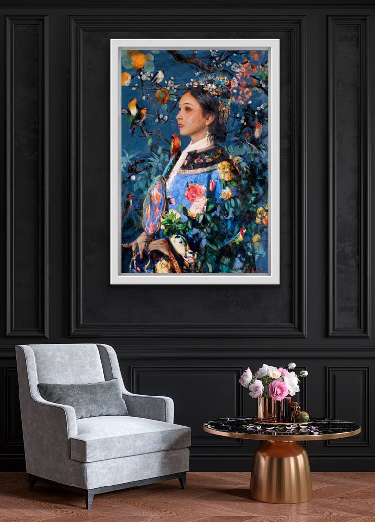 Original Figurative People Painting by Khanlar Asadullayev