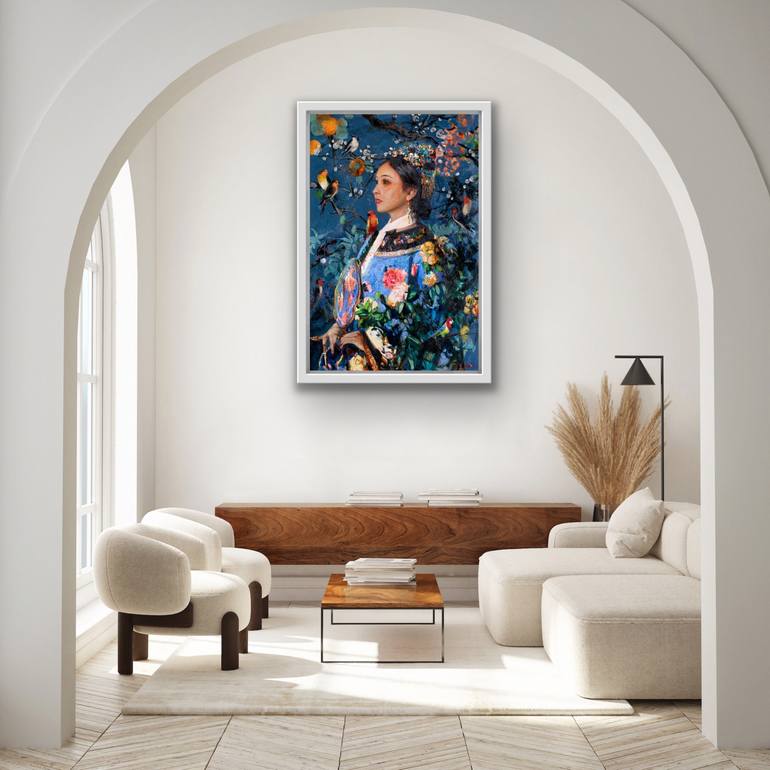 Original Figurative People Painting by Khanlar Asadullayev