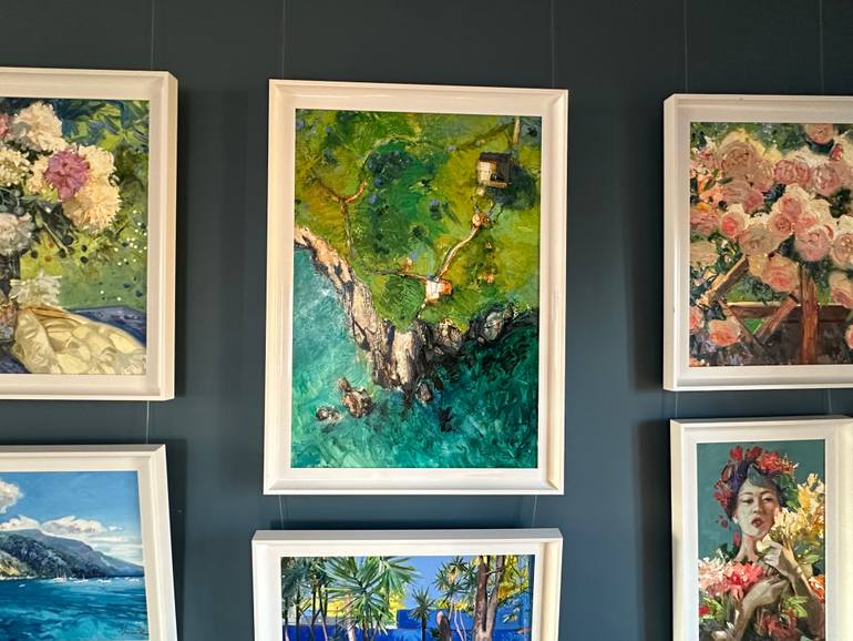 Original Impressionism Landscape Painting by Khanlar Asadullayev