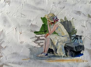 Print of Women Paintings by Khanlar Asadullayev