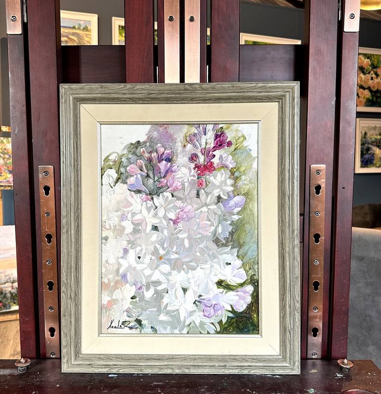 Original Floral Painting by Khanlar Asadullayev