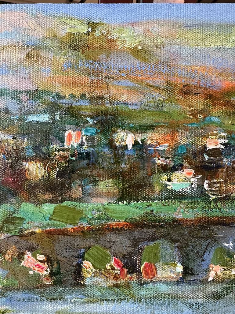 Original Landscape Painting by Khanlar Asadullayev