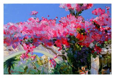 Print of Fine Art Garden Paintings by Khanlar Asadullayev