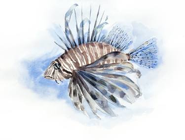 Print of Fish Paintings by Tatiana Bordiuzhan