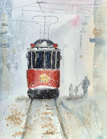 Print of Transportation Paintings by Tatiana Bordiuzhan