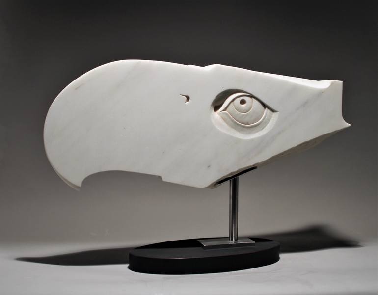 Original Abstract Animal Sculpture by Bela Bacsi