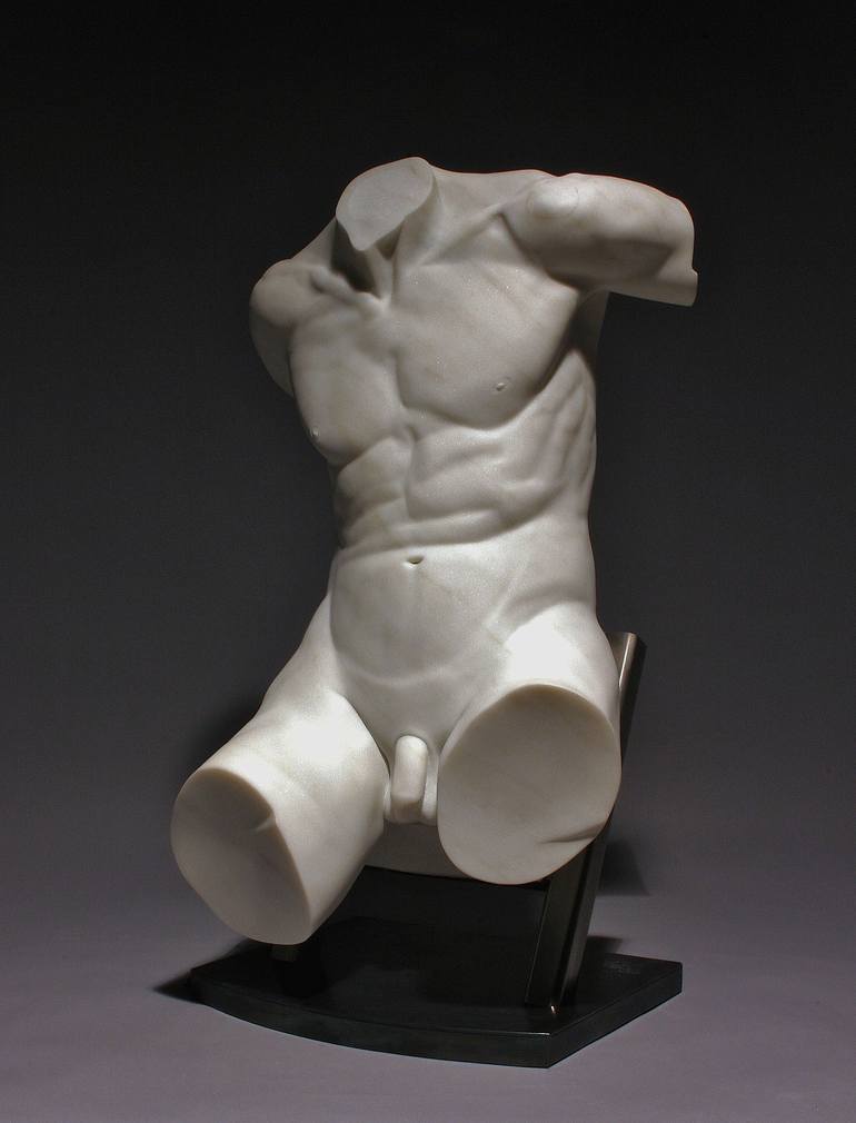 Original Figurative Nude Sculpture by bela bacsi