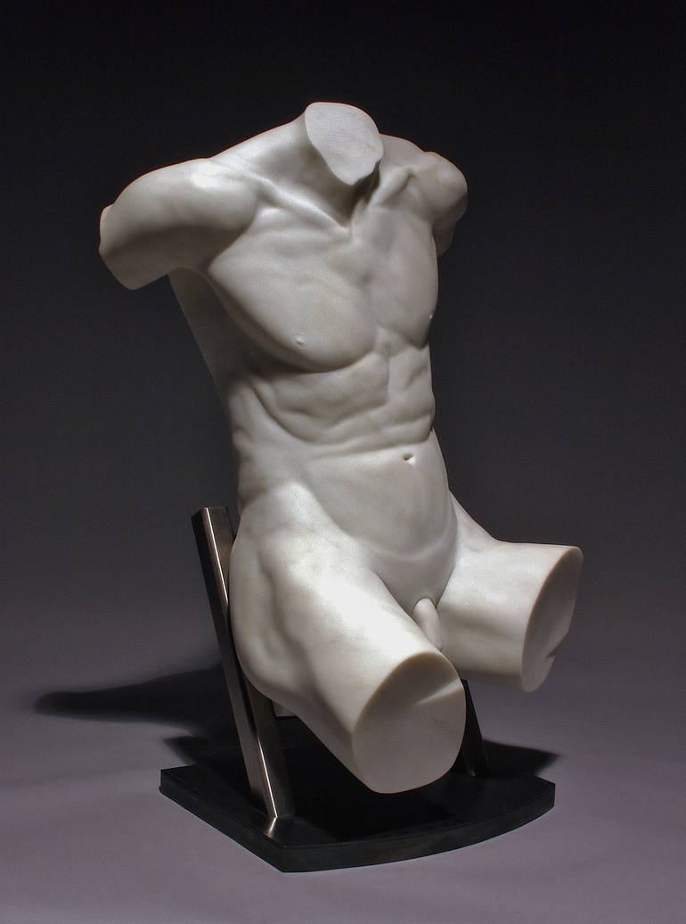 Original Figurative Nude Sculpture by bela bacsi
