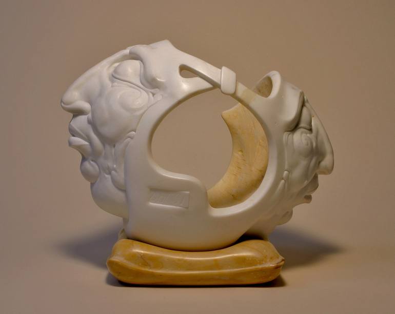 Original Figurative Abstract Sculpture by bela bacsi
