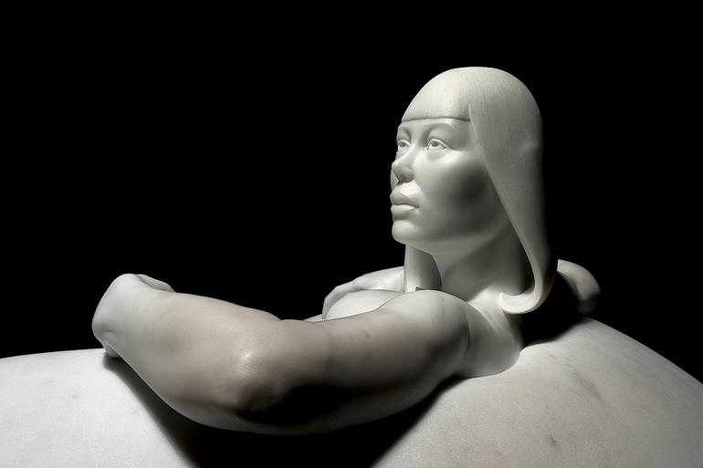 Original Figurative Nude Sculpture by Bela Bacsi