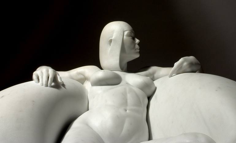 Original Figurative Nude Sculpture by Bela Bacsi