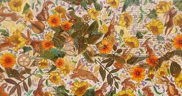 Original Abstract Floral Paintings by Karen Garner