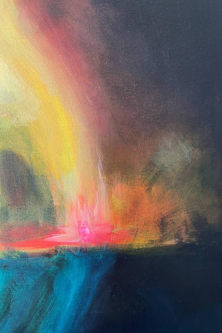 Original Contemporary Abstract Painting by Heather Farrell