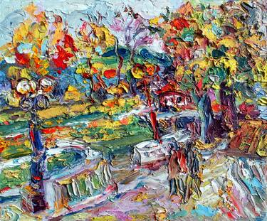 Print of Expressionism Seasons Paintings by Zoran  Art painter Andrić