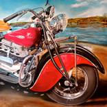 Indian Chief Motorcycle by Daniel Magidson