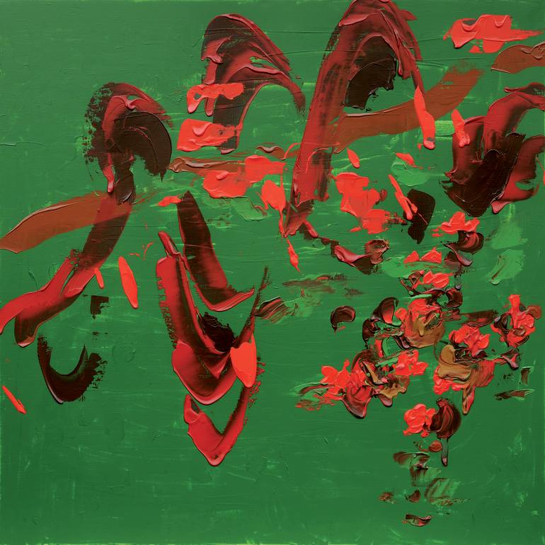 Original Conceptual Abstract Painting by Olha Bosak