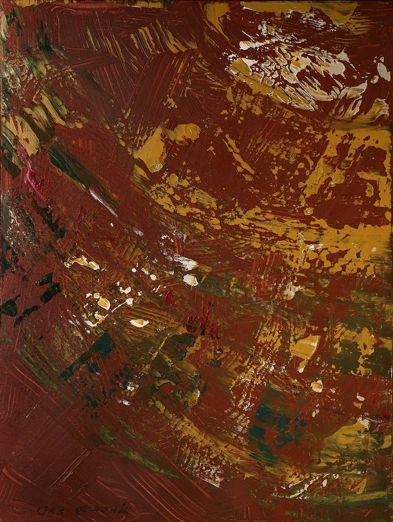 Original Abstract Expressionism Abstract Painting by Olha Bosak