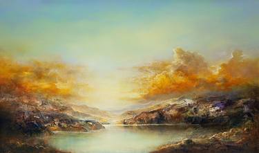 Original Impressionism Landscape Painting by Kris Ancog