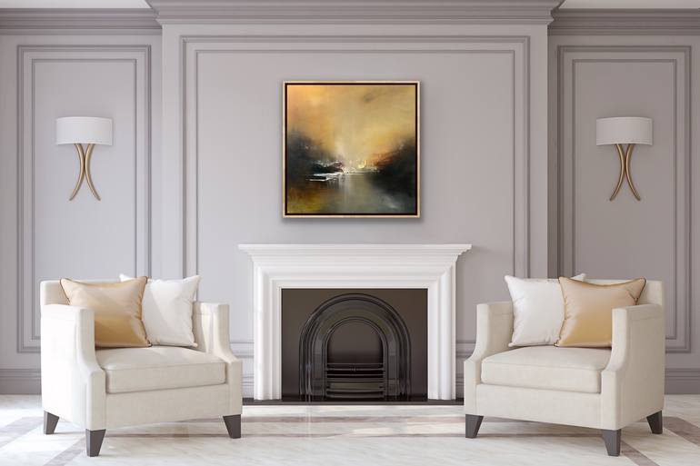 Original Abstract Expressionism Abstract Painting by Kris Ancog