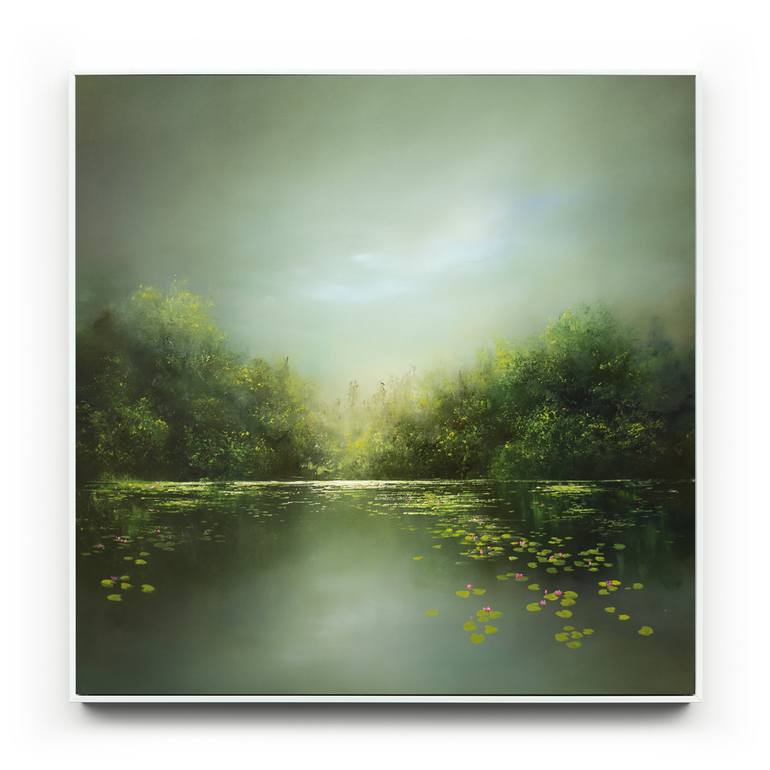 Original Fine Art Landscape Painting by Kris Ancog