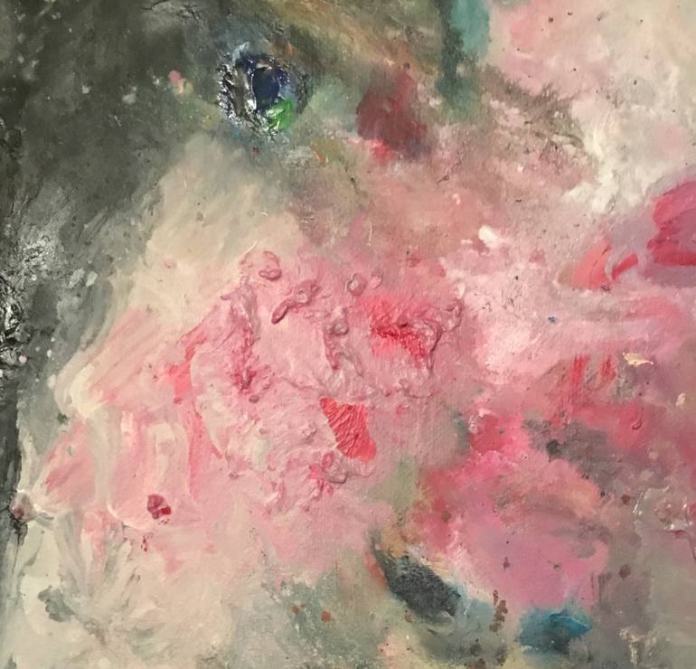 Original Abstract People Painting by Ben Moebius