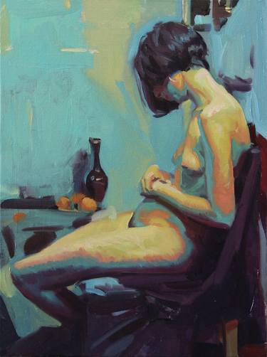 Print of Figurative Nude Paintings by Igor Lipskykh