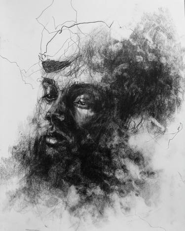 Original Abstract Portrait Drawings by Jacqmin Sebastien