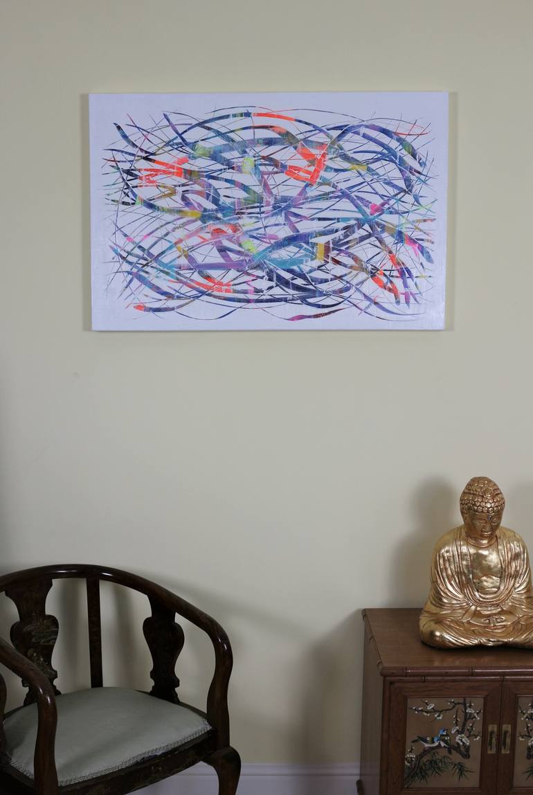 Original Abstract Painting by Adrian Flanagan