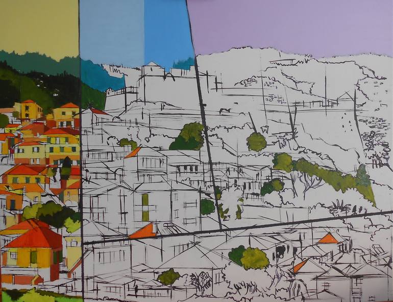 Original Modernism Landscape Painting by Rui Soares