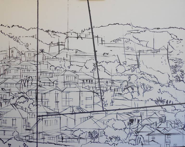 Original Modernism Landscape Painting by Rui Soares