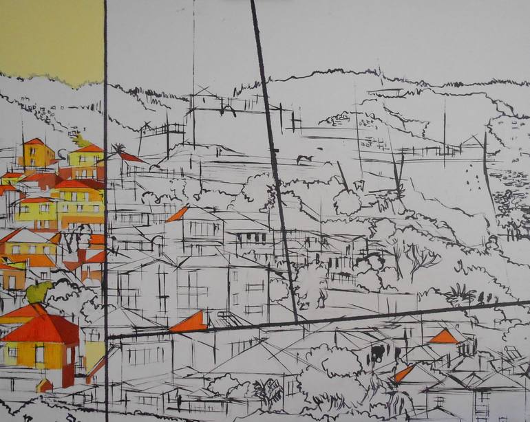 Original Modernism Landscape Painting by Rui Soares