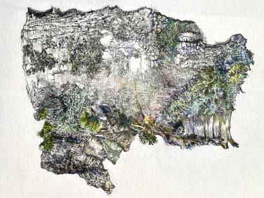 Original Landscape Mixed Media by Jan Ruby-Crystal