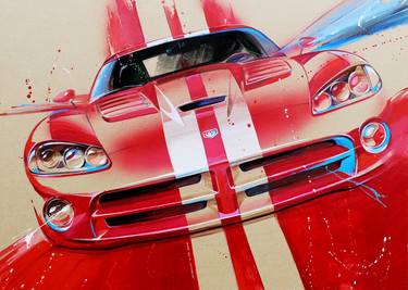 Saatchi Art Artist Ilia Avakov; Paintings, “Dodge Viper car artwork” #art