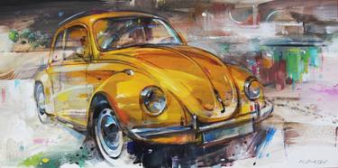 Saatchi Art Artist Ilia Avakov; Paintings, “Car Volkswagen Beetle” #art