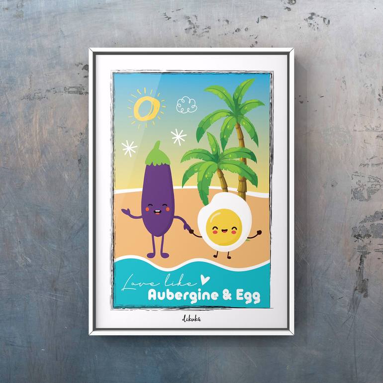 Original Illustration Still Life Digital by Didem Kutlu