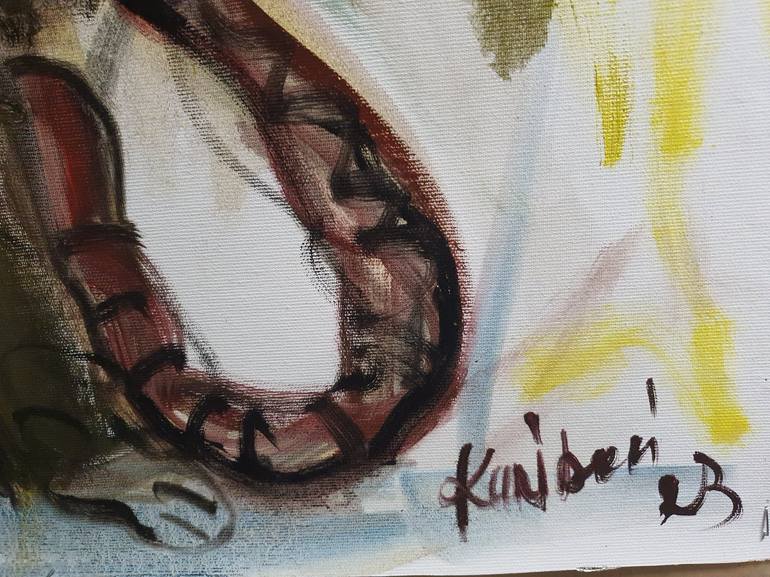 Original Animal Painting by Karibou Art