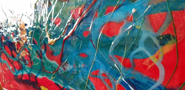 Original Expressionism Abstract Painting by Karibou Art