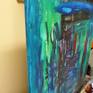 Original abstract painting in expressive manner 
Ready to hang