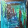 Original abstract painting in expressive manner 
Ready to hang