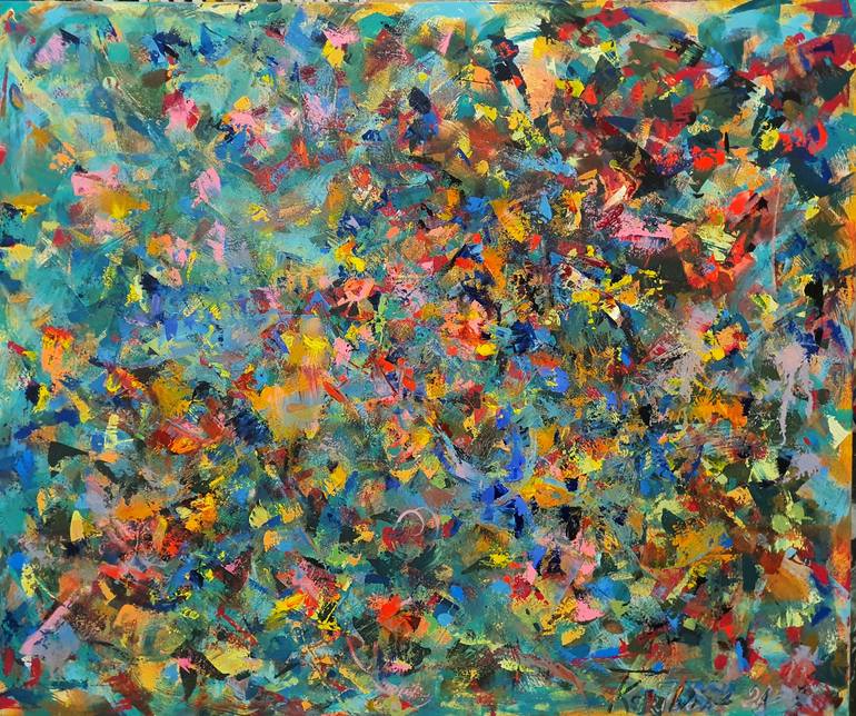 Abstract indian summer by KaribouArtist Painting by Karibou Art ...