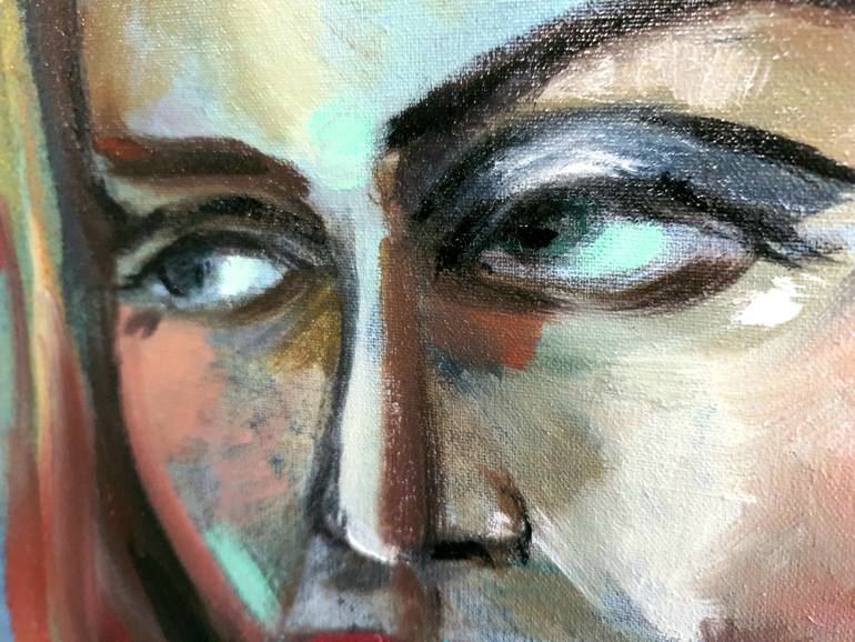 Original Abstract Expressionism Family Painting by Karibou Art