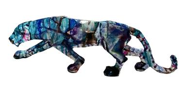 Tiger resin animal pop art thumb