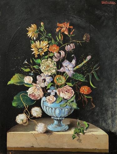 Flowers in antique vase (Fiori in vaso antico) thumb