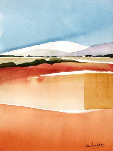 Original Abstract Landscape Paintings by Charles Ash