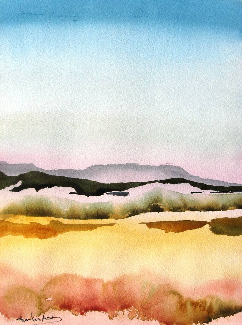 Watercolor Landscape Painting Tutorial from a Photo – Camera and a Canvas