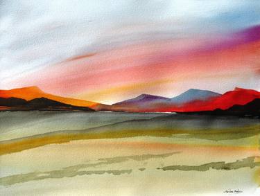 Saatchi Art Artist Charles Ash; Paintings, “Colores New Mexico - Original Watercolor Painting” #art