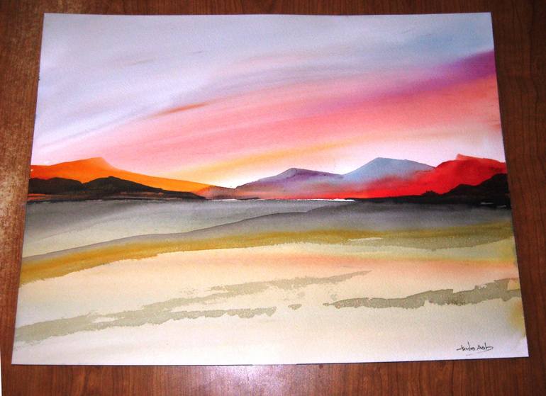 Original Abstract Landscape Painting by Charles Ash