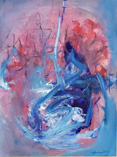 Original Abstract Expressionism Abstract Paintings by Dragan Cvetkovic Cvele
